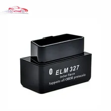 V2.1 black SUPER MINI ELM 327 Bluetooth OBD2 Smart Car Diagnostic Interface ELM327 Wireless Scan Tool