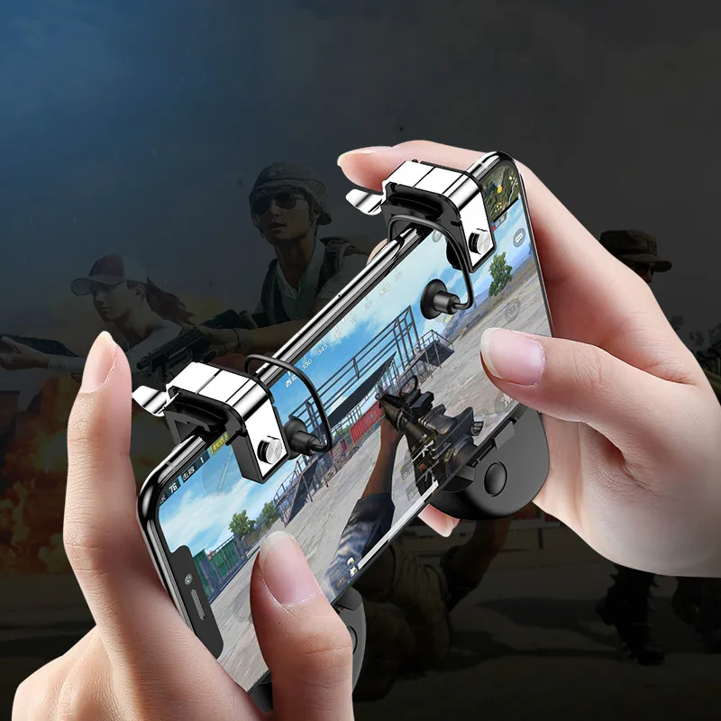 

Mobile Game Controller Gamepad Trigger Aim Button L1R1 Shooter Joystick For IPhone Android Phone Game Pad Accesorios