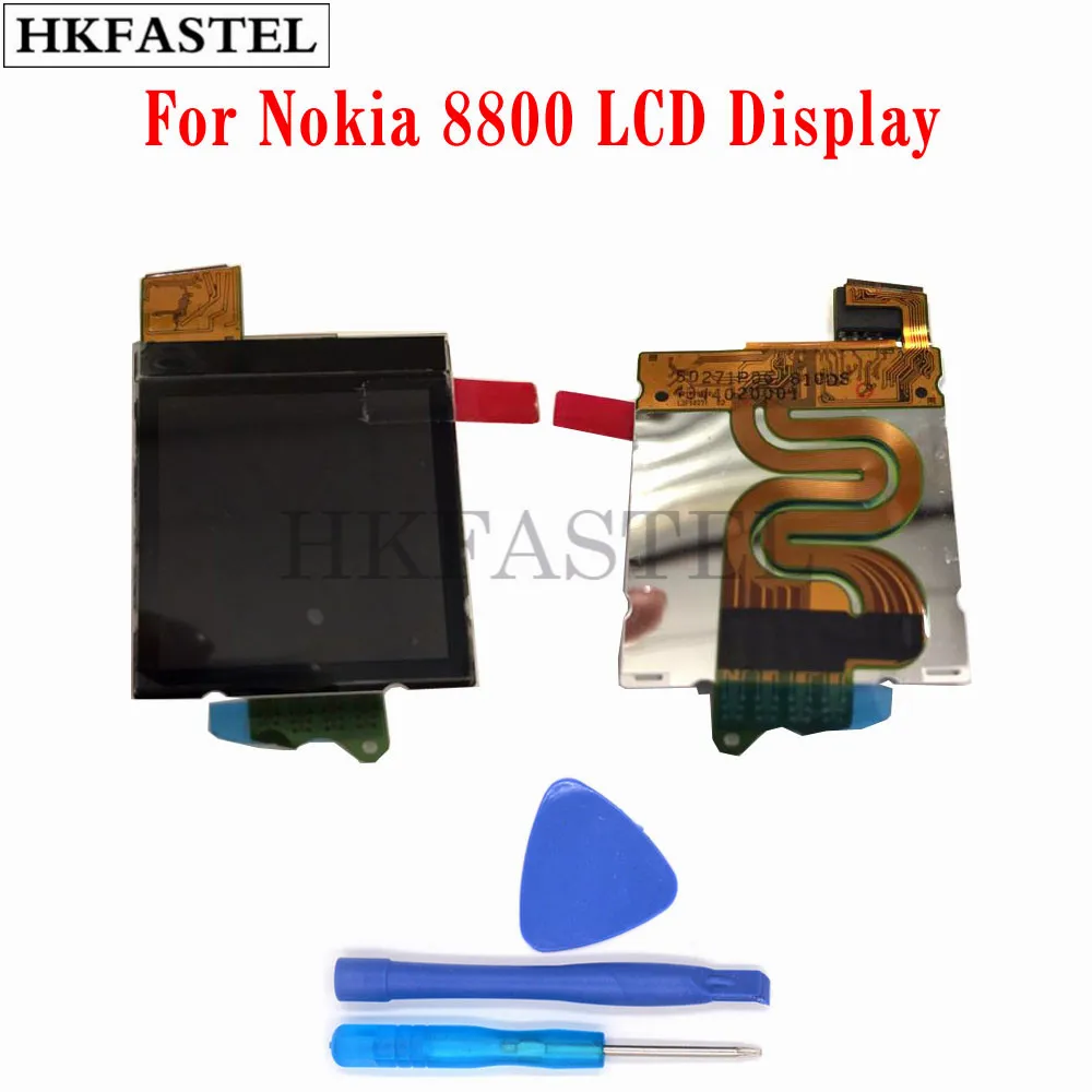 

HKFASTEL Original Mobile phone LCD For Nokia 8800 LCD Display Screen Digitizer Without Flex Cable Replacement part + Tools