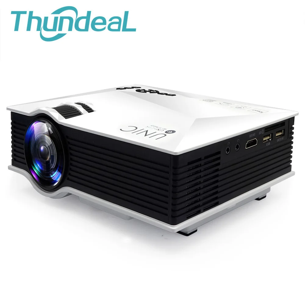 UNIC UC46 Newest 1200Lumens 2 4G WIFI Mini Projector UC40 Upgrade HDMI AV USB SD IR