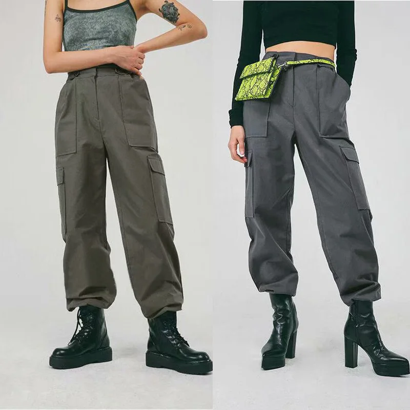 

Women Vintage Revived Cargo Jogger With Tipped Fitted Cuff