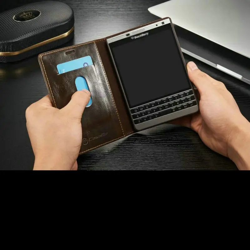 Роскошный кожаный чехол me для BlackBerry Passport, серебристый Чехол С Откидывающейся Крышкой и отделением для карт, кошелек, сумка для телефона, Fundas, чехол Capa Coque