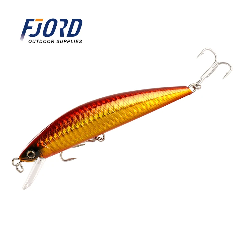 FJORD качество 5 шт./партия 125 мм 40 г Minnow лазер жесткий Профессиональный SwimBait искусственные приманки оборудованные крючки Тонущая Рыбалка