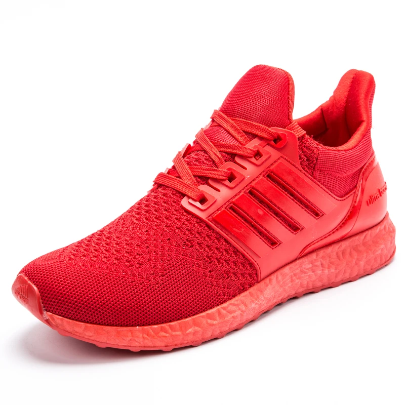 nike red color sports shoes