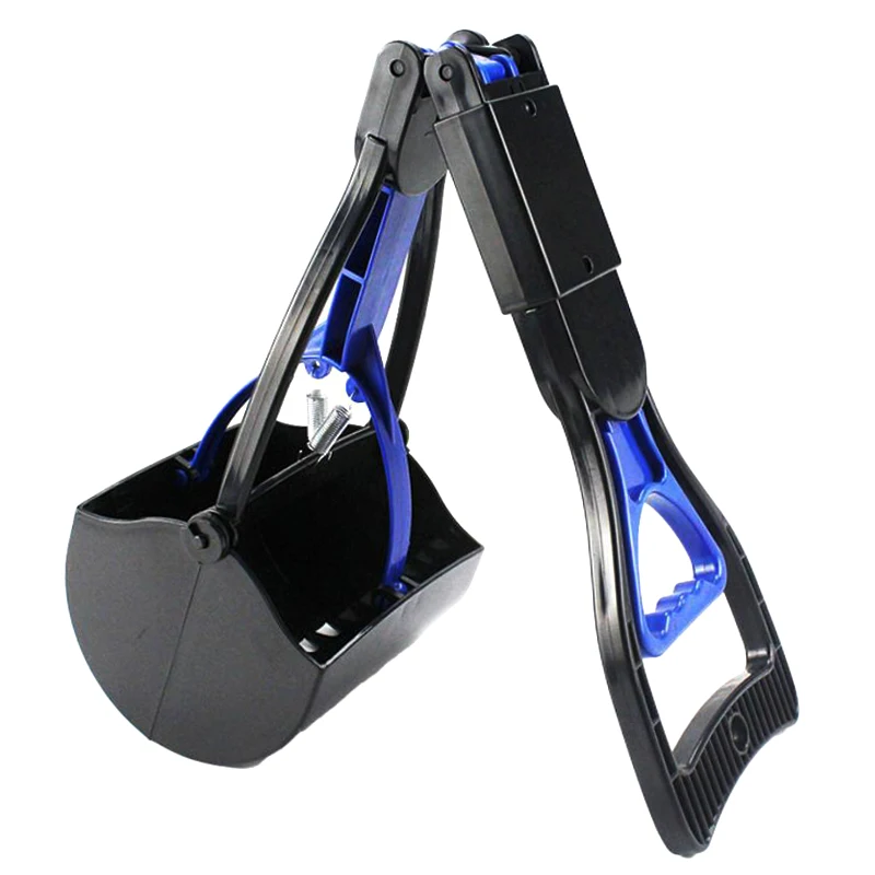 Long Handle Pets Waste Picker Pooper Scooper Foldable Unfoldable Jaw