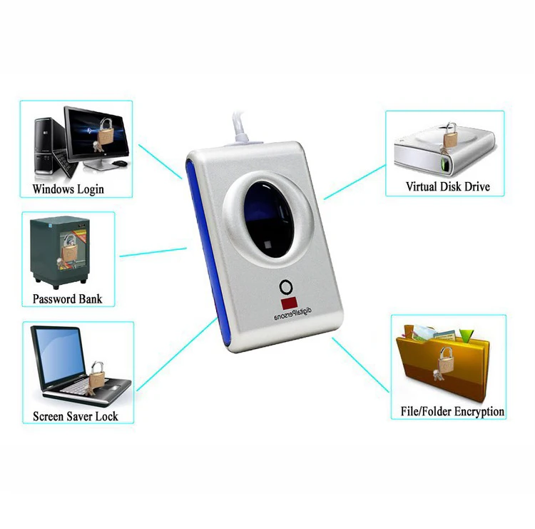 U-are-U-4000B-Free-Shipping-USB-Biometric-Fingerprint-Reader-Biometric-Digital-Persona-font-b-URU4000B