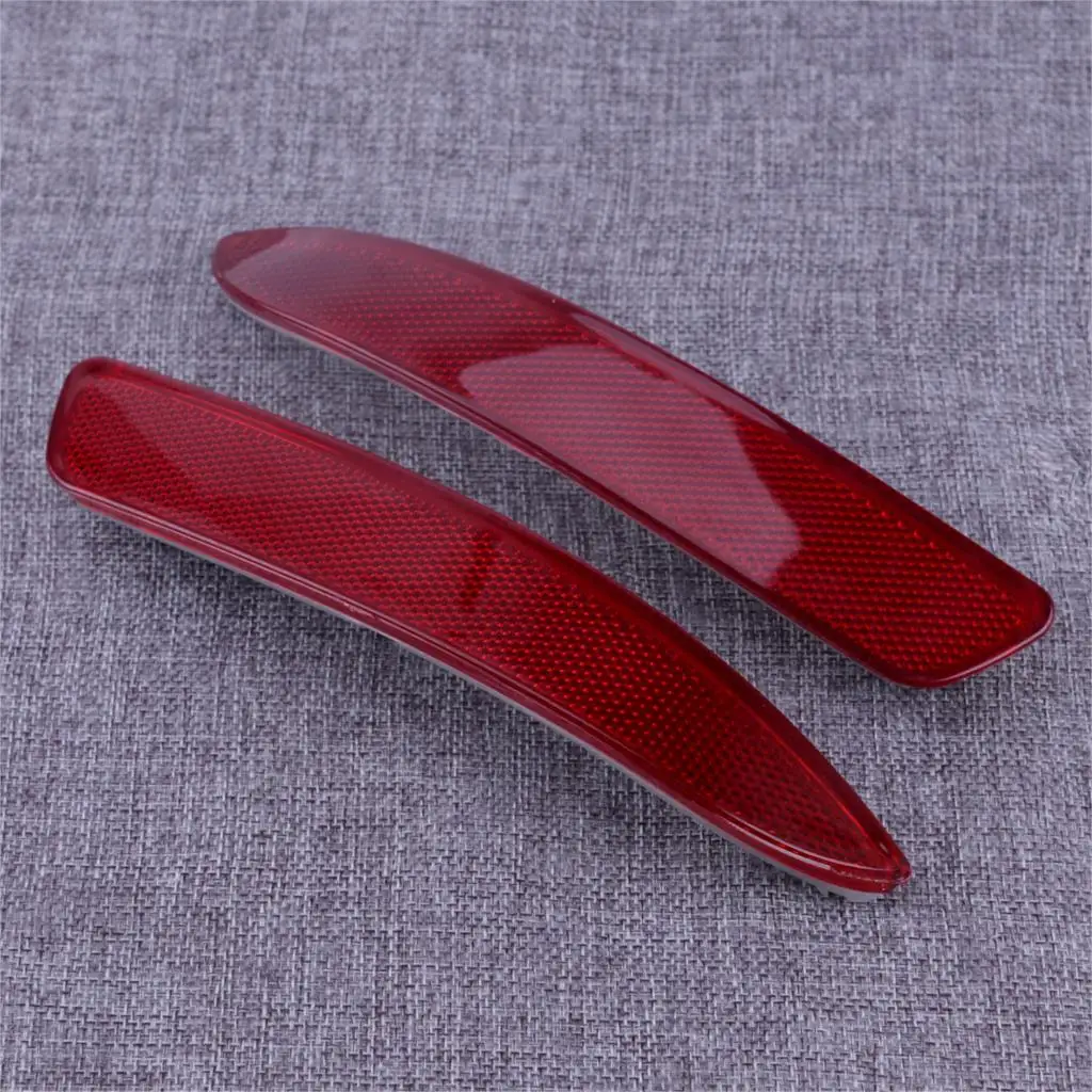 

DWCX Pair of Rear Bumper Reflector Tail Lamp Fog Warning Brake Stop Light 63217158949 63217158950 Fit for BMW X5 E70 2007-2009