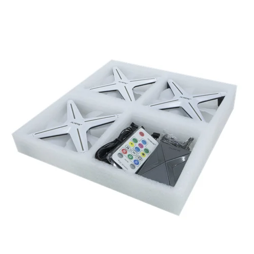 ALSEYE X12 RGB Fan 3pieces 120mm PC Fan Set with Romote control Compatible with Asus Gigabyte Msi Motherboard RGB Control white