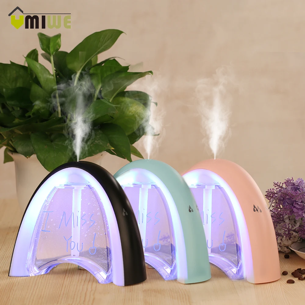 

400ML Essential Oil Aroma Diffuser Colorful LED Portable USB Charging Air Humidifier Aromatherapy Mist Maker for Home