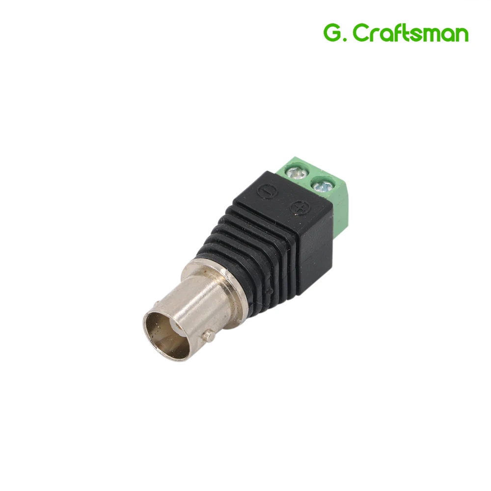 

BNC Female Connector Plug DC Adapter Balun Connector for CCTV Camera Security System Surveillance Accessorie B17 G.Ccraftsman