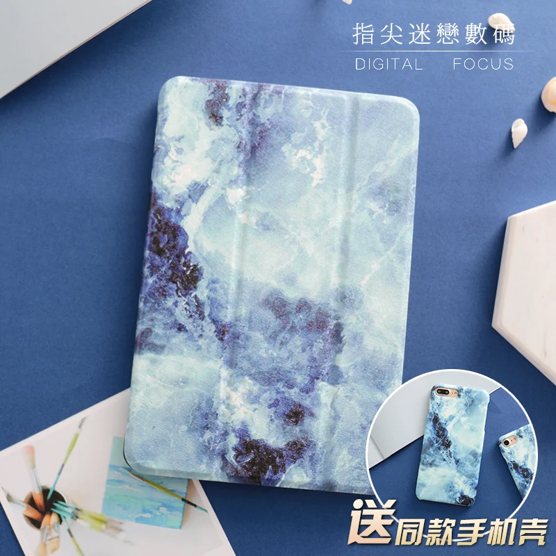 

Marble Magnet Flip Cover For iPad Pro 10.5" 12.9 9.7" 11 2018 Air Air2 Mini 1 2 3 4 Tablet Case cover for ipad 9.7 2018 2017