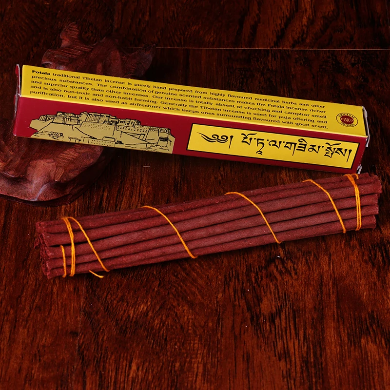Tibet Temple Incense Sticks Relieves Anxiety Famous Temple Blessings