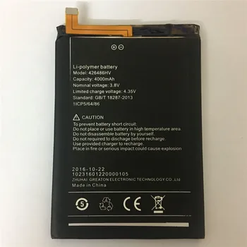 

Umi Plus Battery Replacement 426486HV High Quality Large Capacity 4000mAh Back Up Battery For Umi Plus E Smart Phone