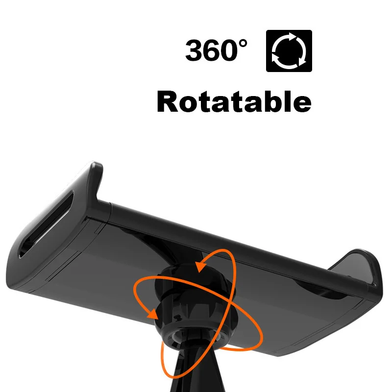  Marsgine Alloy Car Back Seat Phone Tablet Square tube Holder Adjustable 4-11 inch Stand Mount Brack