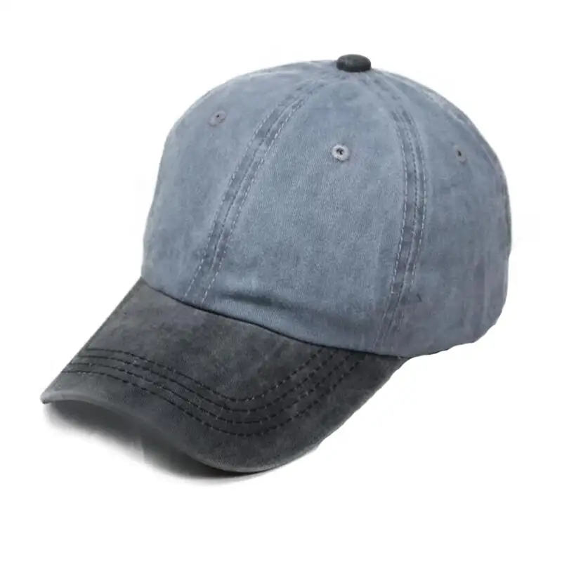 9 смешанных цветов вымытые джинсовые кепки Snapback осенне Летняя мужская и женская