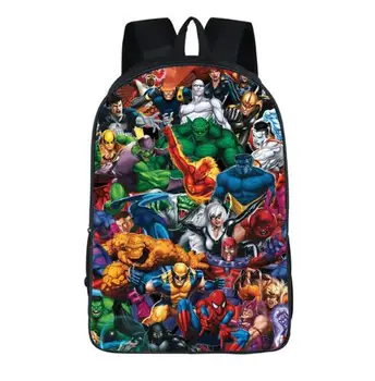 

Super Hero Avengers Backpack For Teenagers Boys Girls School Bags Daily Travel Bag Children Pikachu Shoulder Backpacks Mochila