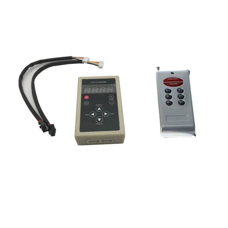 6803 IC Dream Color RGB светодиодная лента 5050 30LED/m IP67 водонепроницаемый 5 м + 133