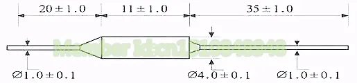 AUPO BF172 Tf172C 10A 250 V 172 градусов AUPO тепловой предохранитель