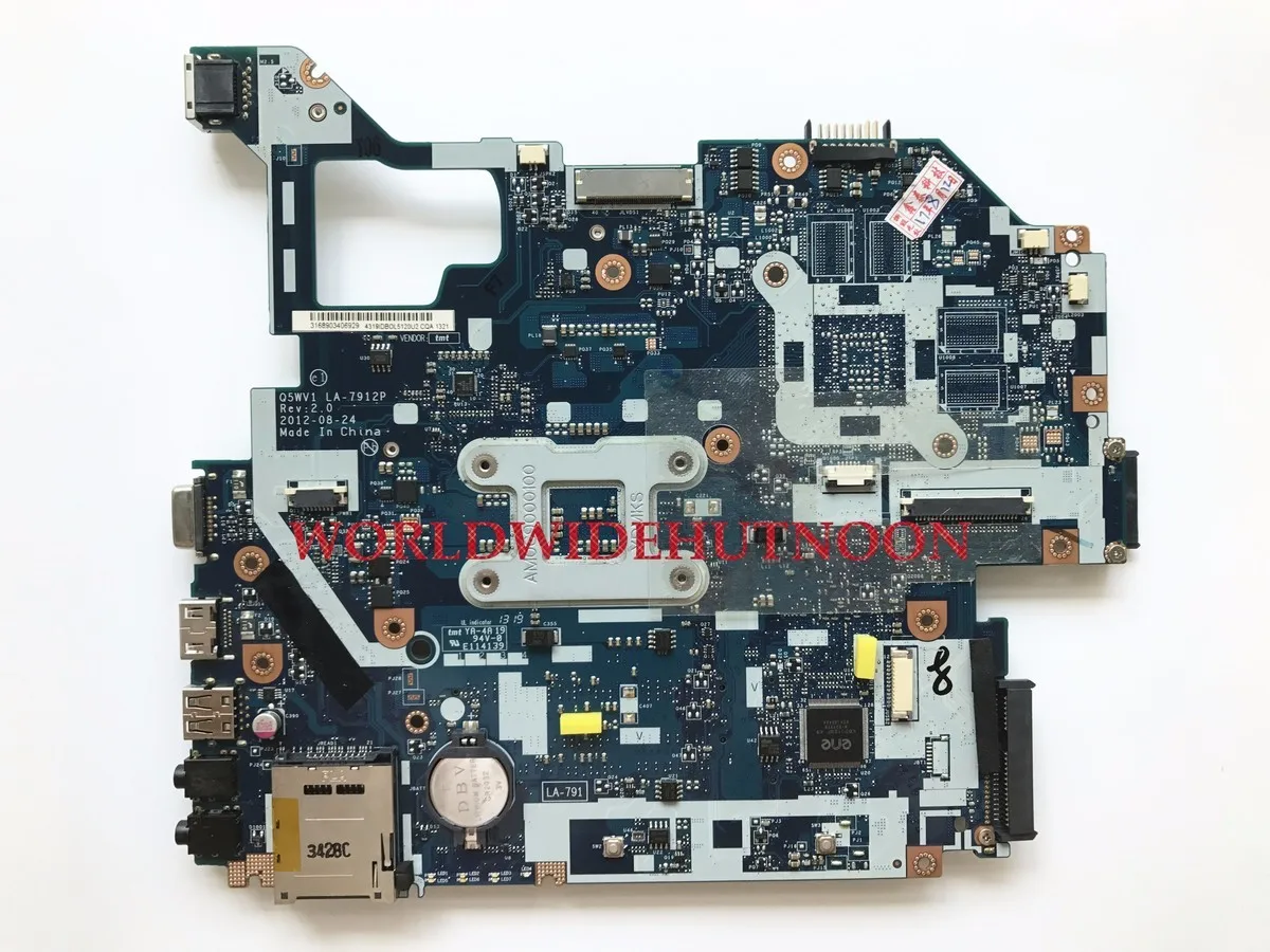 Материнская плата Q5WV1 для ACER Aspire материнская ноутбуков 1 5 NE56R NBC1F11001 SJTNV HM70