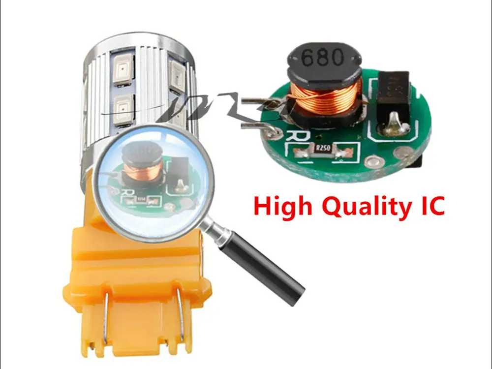 3157 3156 Автомобильный источник света 12 SMD 5630 5 Вт чипы Cree P27W/7 светодиодные