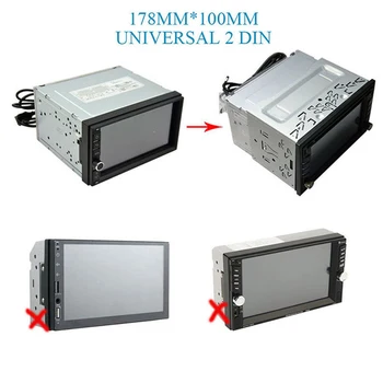 

Universal 2 DIN Cage Radio Vehicle Auto Car Fitting Frame Mounting Plate