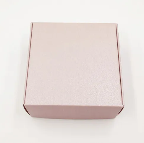 Lilac colour Новое поступление, многостильная крафт-упаковка, Подарочная коробка, коробки для ювелирных изделий, коробка для хранения мыла/носков/сережек ручной работы, 50 шт./лот - Цвет: Lilac colour
