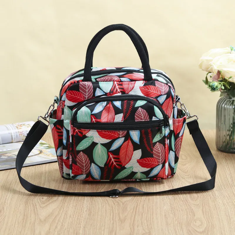 Милая женская сумка на плечо с рисунком совы, сумка для подгузников для мам, сумка для детских колясок, сумка для беременных, переносная сумка для кормления, bolso materna - Цвет: Heihongfengye