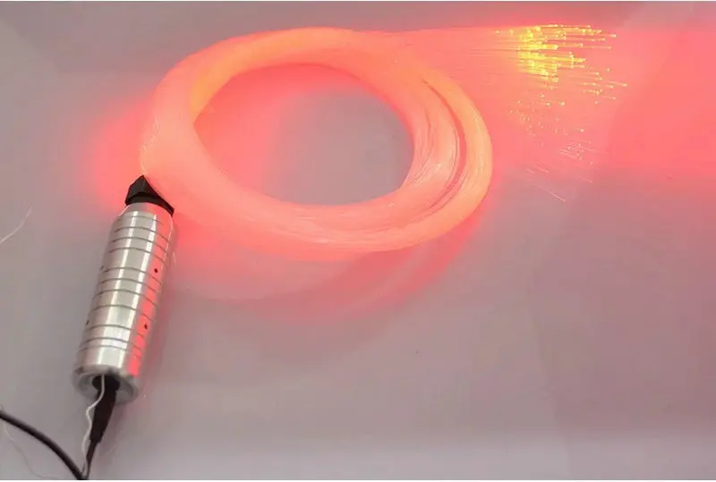 28key Remote controlled Car Use 12V 6W Lighting Engine RGB+PMMA Fiber Optic Star Ceiling Light 300pcs 0.75mm 3M(L) plastic cable | Лампы и