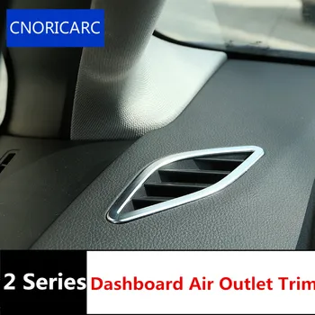 

CNORICARC Chrome ABS Dashboard Air Conditioning Outlet frame decoration cover trim for BMW 2 series Active Tourer 218i 220i