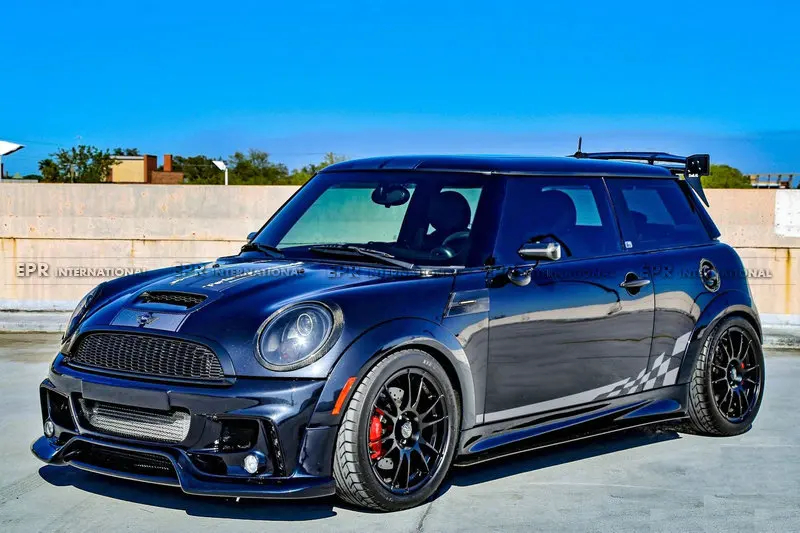 FRP боковая юбка удлиненная для F56 Mini Cooper S DAG style Ver 2,1 боковая юбка из стекловолокна под доской обшивка для Mini F56