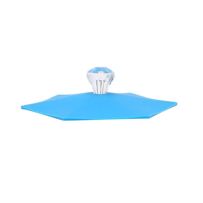 Силиконовая Термостойкая Пыленепроницаемая Герметичная крышка чаши Крышка пищевая Крышка Для Емкость для кухонных принадлежностей - Цвет: Синий