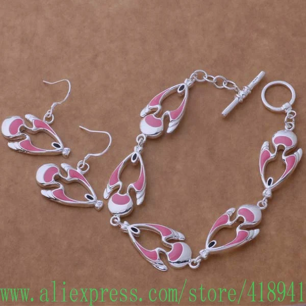 

925 sterling silver Jewelry Sets Earring 549 + Bracelet 208 /ejvanbca bkxakcea AS357