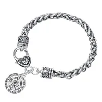 Lemegeton Jewelry Star Of David Hexagram Bracelets For Women Zinc Alloy Material Wicca Charm Bracelets