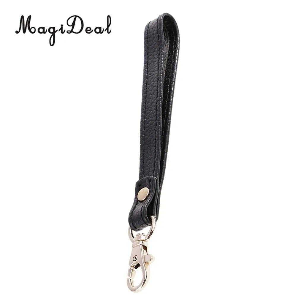 MagiDeal Simple Strap Design Genuine Leather Wristlet Wrist Bag Strap Replacements For Clutch Purse Handbags Parts