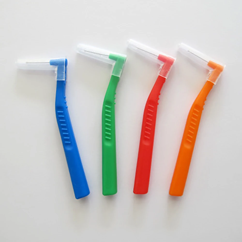 

10pcs Interdental Brush Clean Teeth Floss Toothpick Oral Care Tool Dental Orthodontic Interdental Brush for Dental Hygiene