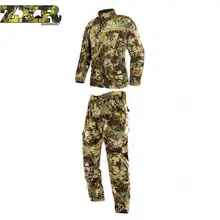 Мужские тактические куртки+ штаны, Униформа, охотничья одежда, желтый питон, камуфляжный костюм, армейский Военный Мультикам, боевые костюмы