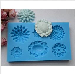 

Fondant Cake Decorating Mold Diamond Shaped Chocolate Silicone Mold Brooch Candy Mold Moulds Silicone Rubber PRZY Eco-friendly