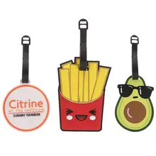2019 Cartoon Tag Travel Suitcase Bag ID Tags Address Label Baggage Card Holder