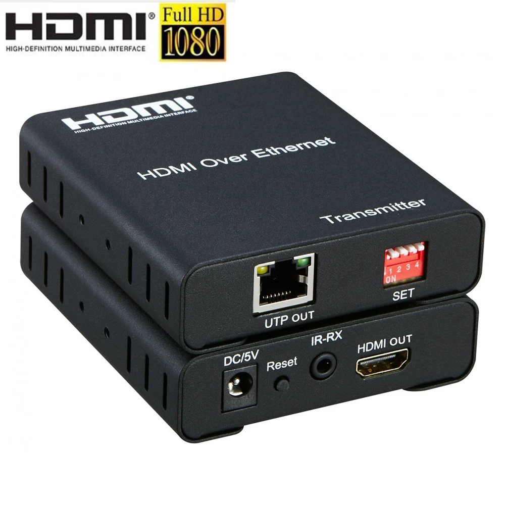 1080p HDMI Matrix Extender Over IP Cat5e/6 cable up to 120m Support multipoint 2 multipoint IR control HDMI Transmitter/Receiver