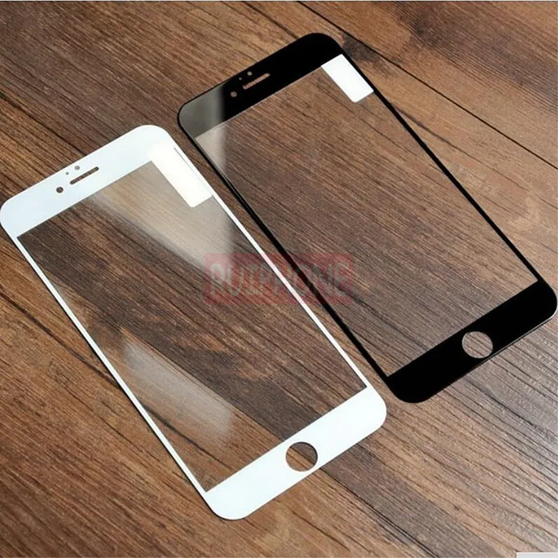 9H 2.5D полное покрытие закаленное стекло на iPhone 7 8 Plus Взрывозащищенная защитная