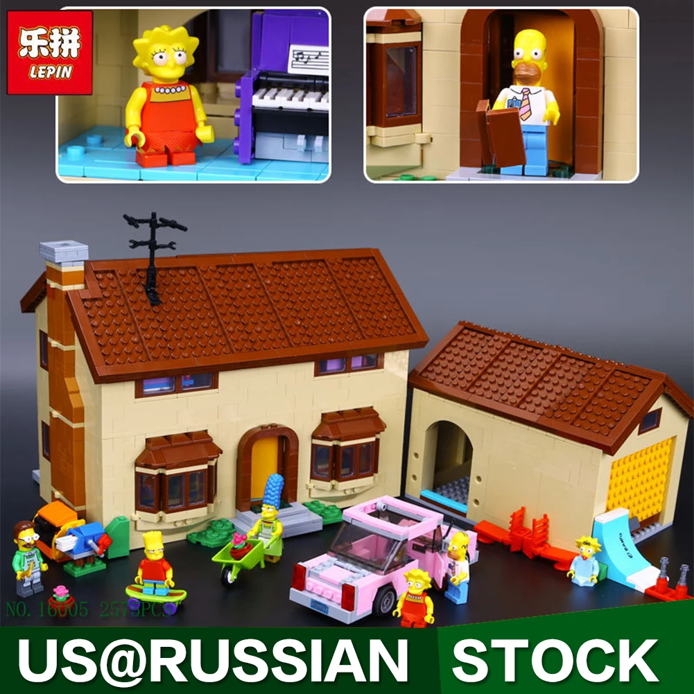 

Lepin 16005 Genuine Creator Series The Simpsons family Kwik-E-Mart Set Building Blocks 2575Pcs Bricks