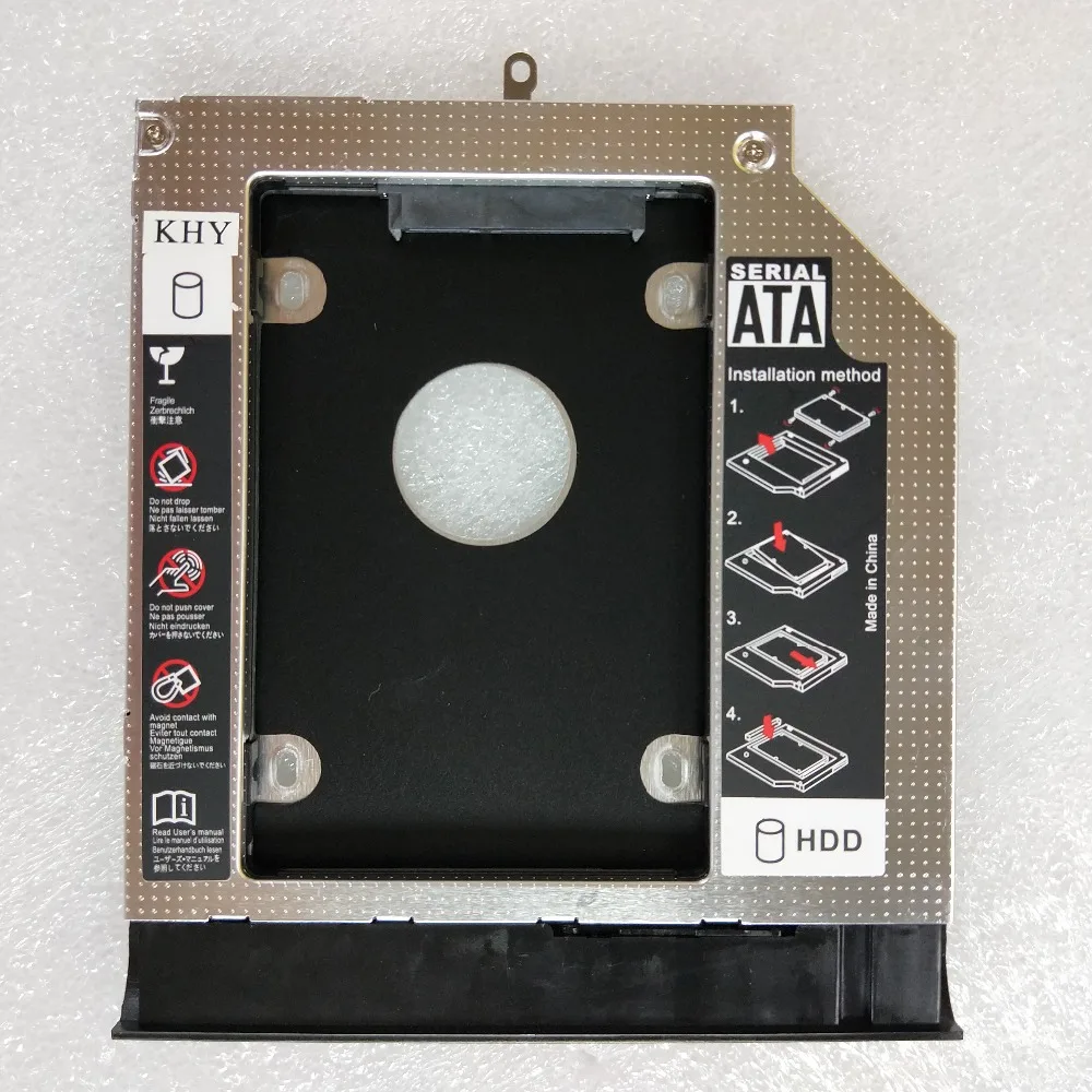 Новый переходник для установки второго жесткого диска 9 0 мм SATA3.0 кронштейн SSD lenovo