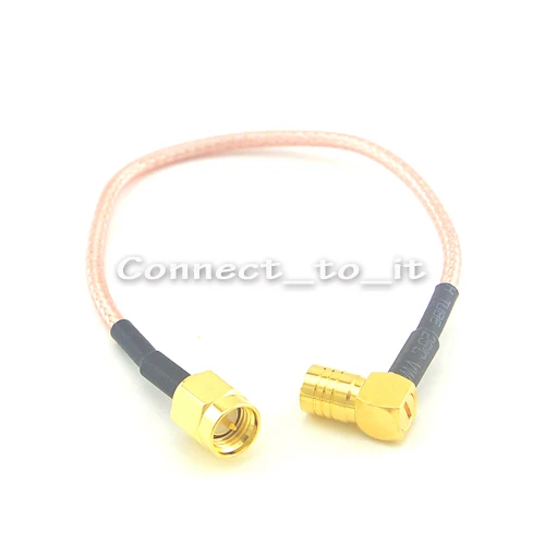 Переходник SMA male SMB female удлинитель кабеля pigtail 10 шт. RG316 15 см|cable low|cable jackconnector rubber |