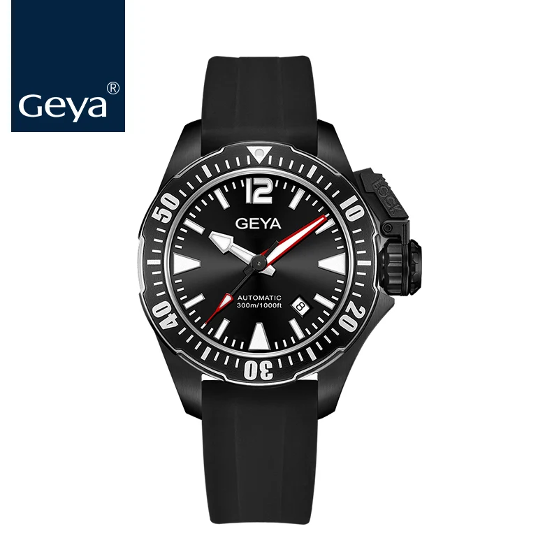 Geya Miyota мужские часы Submariner Diver RLX люксовый бренд Мужские часы зеленый светящийся сапфир автоматические механические наручные часы - Цвет: G78021GKKK