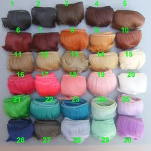 5cm fringe doll hair black falxen blown khaki DIY wigs for BJD SD handmade doll bang
