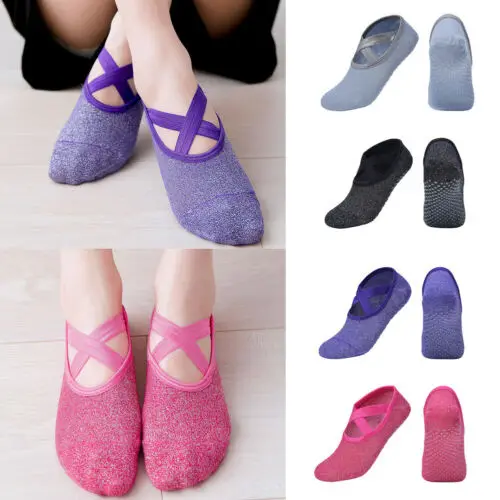 

Women Cotton Socks Anti Slip Dance Professional Ballet Heel Protector Female Sports Dancing Calcetines Medias Pilates Socks New