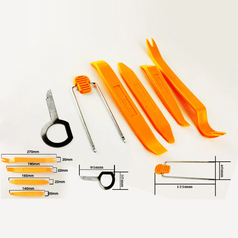 

6pcs Car Repair Tool Set Refit Molding Radio Panel Clip Trim Dash Remover Removal Pry For vw volkswagen Ford Audi Mazda Kia