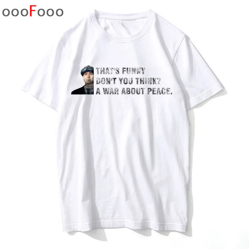 Peaky blinds, футболка, топ, футболка, негабаритная Мужская/женская футболка, модная уличная одежда в стиле хип-хоп, крутая летняя футболка с круглым вырезом - Цвет: 2348