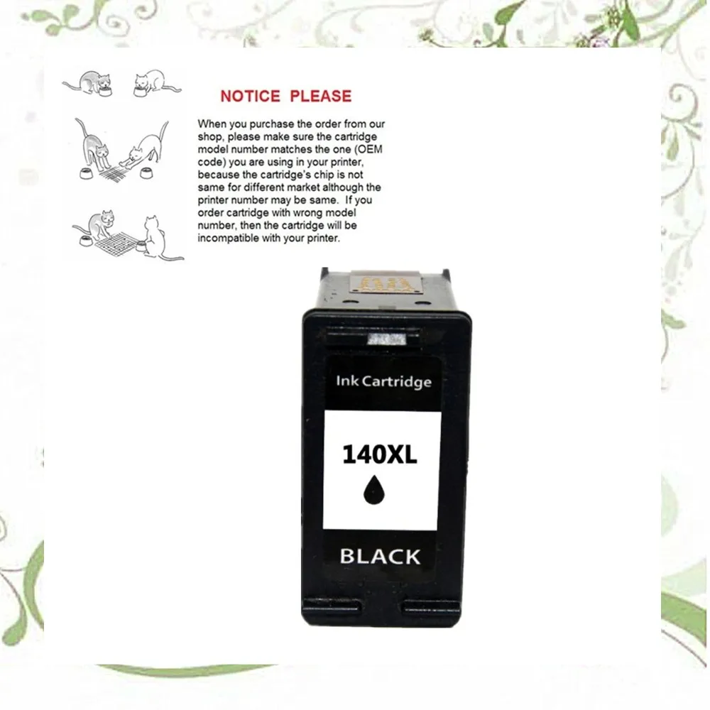 YOTAT 1pcs BK Remanufactured ink cartridge for HP140 HP 140XL Officejet All in One 5700 series | Компьютеры и офис