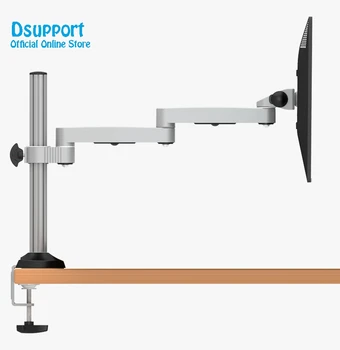 

13"-27" Monitor Holder Aluminum Alloy Free Lifting Full Rotation LCD LED TV Desktop Mount
